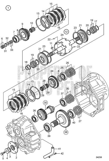 Roller Bearing(V2) - Volvo Penta (11075)