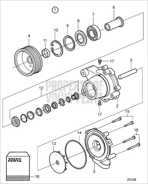 Repair Kit(V2) - Volvo Penta (11990043)