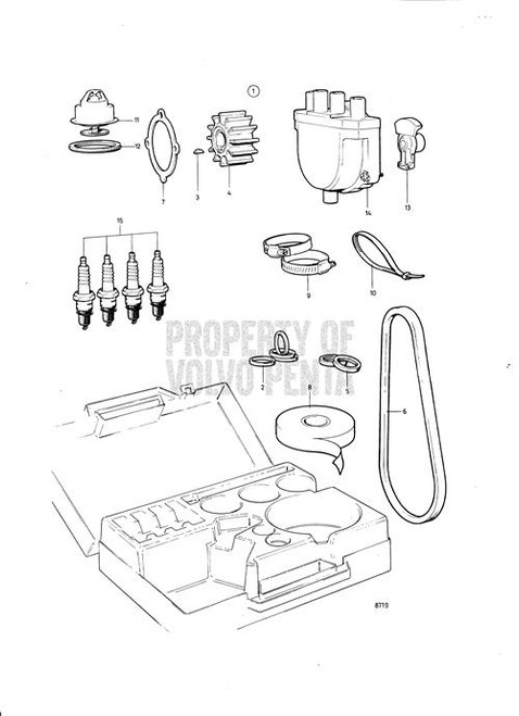 Distributor Cap - Volvo Penta (1346788)