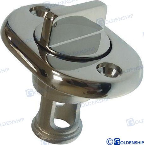 OVAL DRAIN PLUG SS-316 64 MM (GS30329)