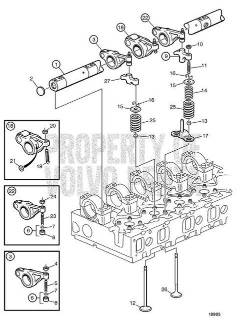 Valve Spring Washer(V2) - Volvo Penta (1546487)