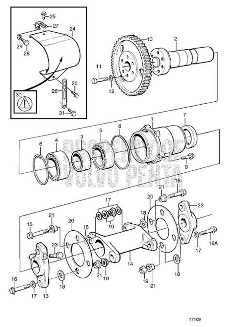 Companion Flange(V2) - Volvo Penta (1547351)