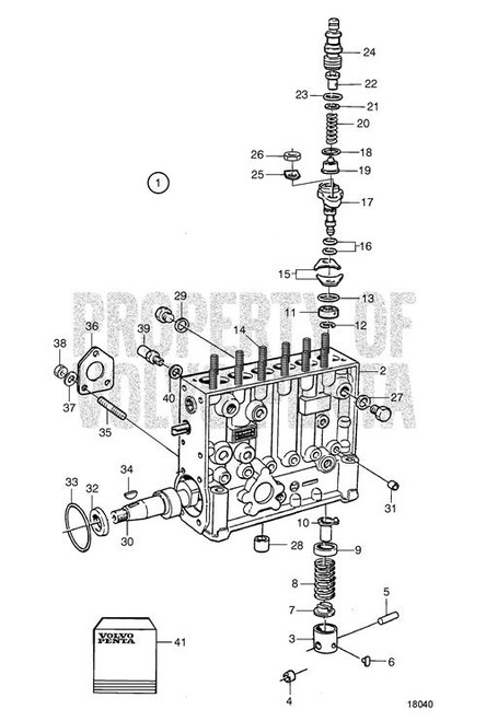 Compression Spring(V2) - Volvo Penta (1699454)