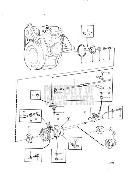 Screw(V2) - Volvo Penta (198)