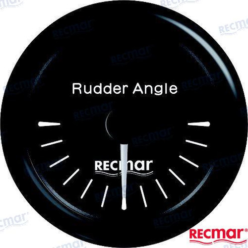 RUDDER ANGLE 0/190DG R-L BLK (RECKY09209)