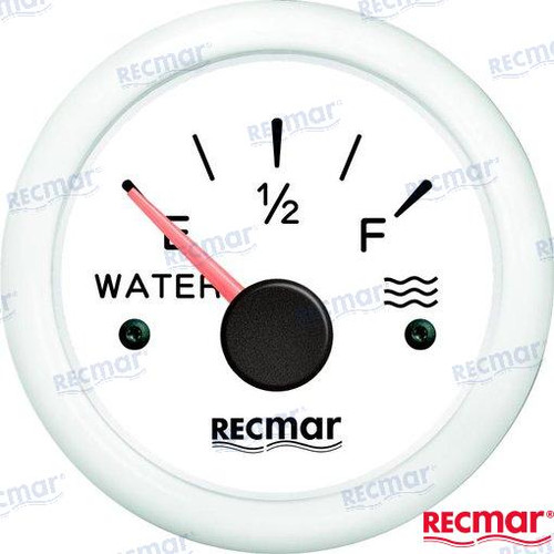 WATER LEVEL EURO 0-190DG WHT (RECKY11300)