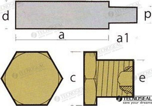 ANODE COOLING AIFO W/TAP (TEN02010T)