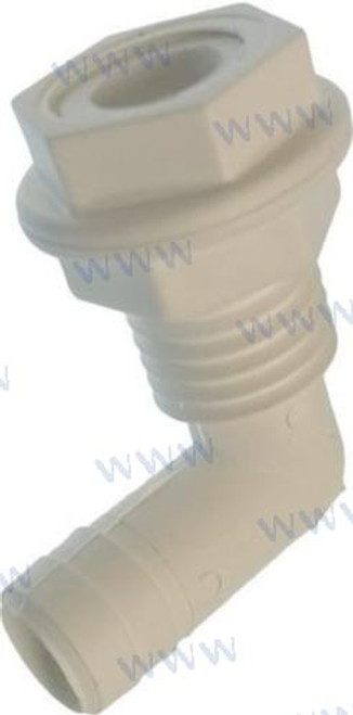 THRU HULL SCUPPER 90D19 MM HO (THTH-92)