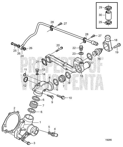 Connector(V2) - Volvo Penta (20450738)
