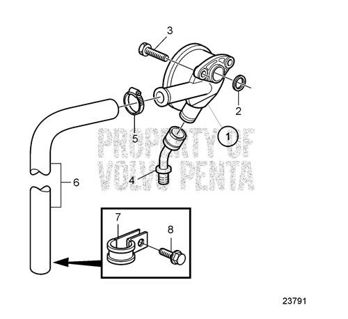 Clamp(V2) - Volvo Penta (20451002)