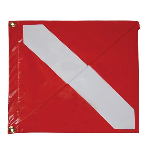 DIVER DOWN FLAG RED VINYL 13X1 (4200)