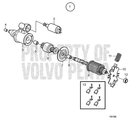 Bearing Bushing(V2) - Volvo Penta (20460111)