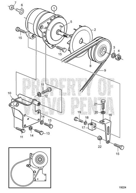 Bracket(V2) - Volvo Penta (20460863)