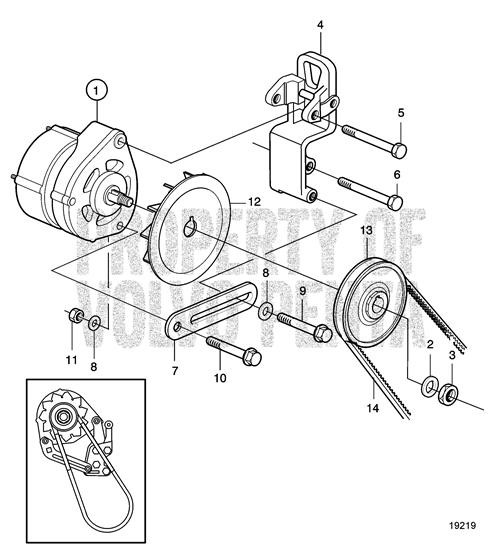 Bracket(V2) - Volvo Penta (20476074)