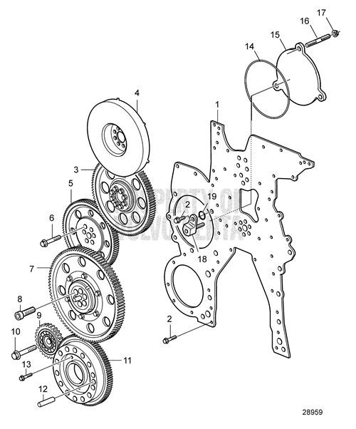 Bearing Shield(V2) - Volvo Penta (20487676)