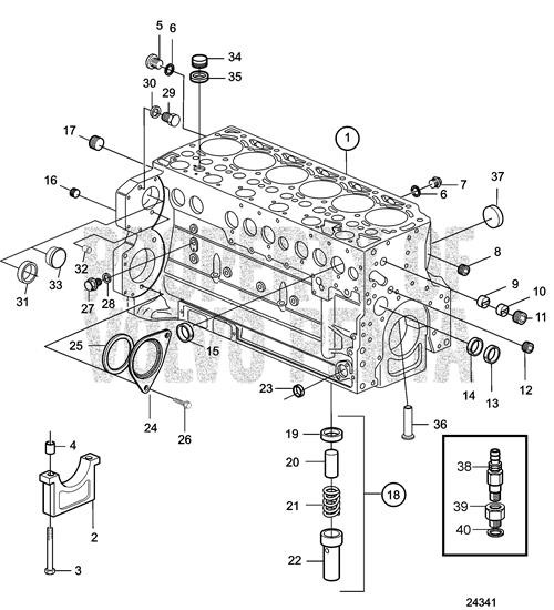 Crankcase(V2) - Volvo Penta (20544667)