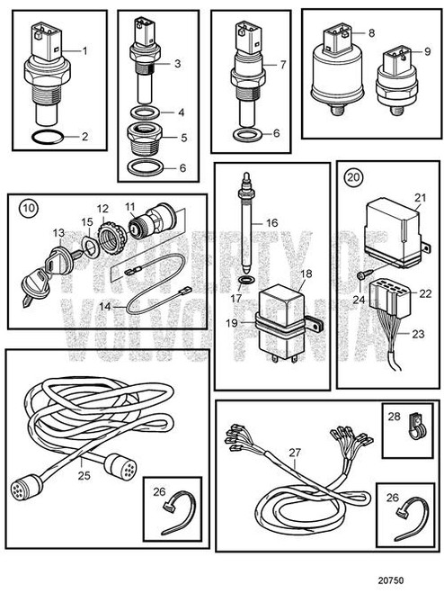 Hexagon Screw(V2) - Volvo Penta (20593497)