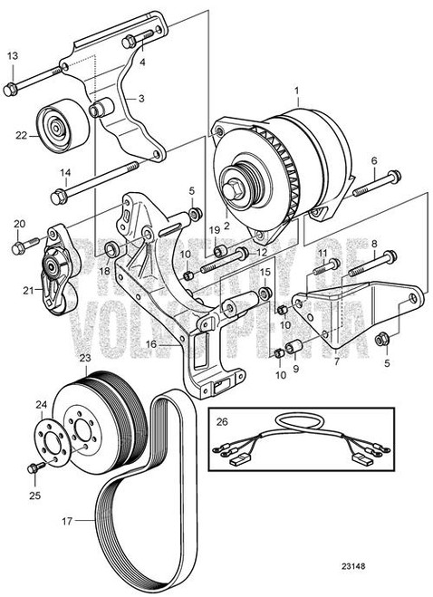 Bracket(V2) - Volvo Penta (20713793)