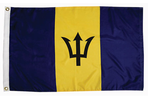 BARBATOS  FLAG 12X18  NYLON (93073)