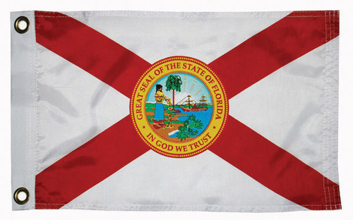 FLORIDA  FLAG 12X18  NYLON (93096)