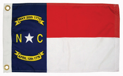 N. CAROLINA  FLAG 12X18 (93119)