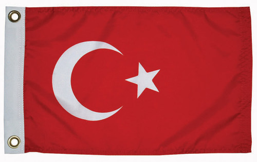 TURKEY  FLAG 12X18 (93230)