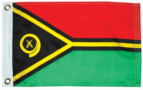 VANUATU  FLAG 12X18 (93231)