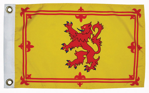 SCOTTISH RAMP LION  FLAG 12X18 (93236)