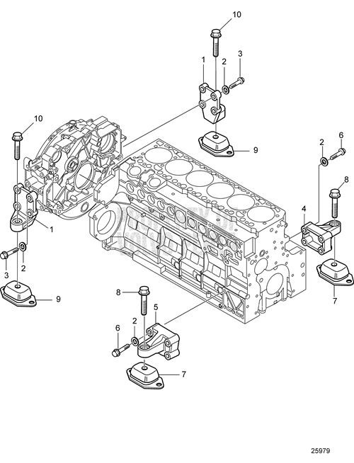 Pressure Pipe(V2) - Volvo Penta (20794242)