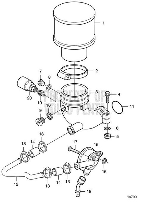 Fitting(V2) - Volvo Penta (20799261)