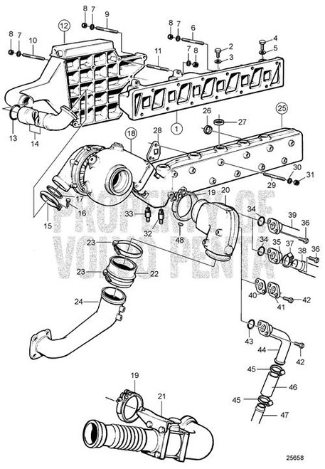 Spring Pin(V2) - Volvo Penta (20799584)