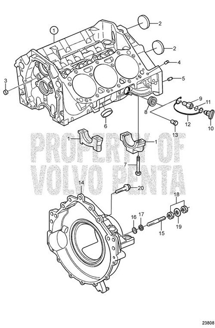 Clamp(V2) - Volvo Penta (20916692)