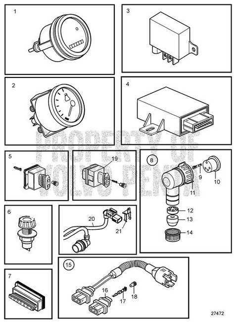 Pressure Gauge(V2) - Volvo Penta (20963274)