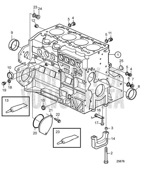 Valve Cover(V2) - Volvo Penta (21002531)