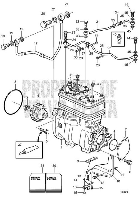 Coolant Pipe(V2) - Volvo Penta (21013868)