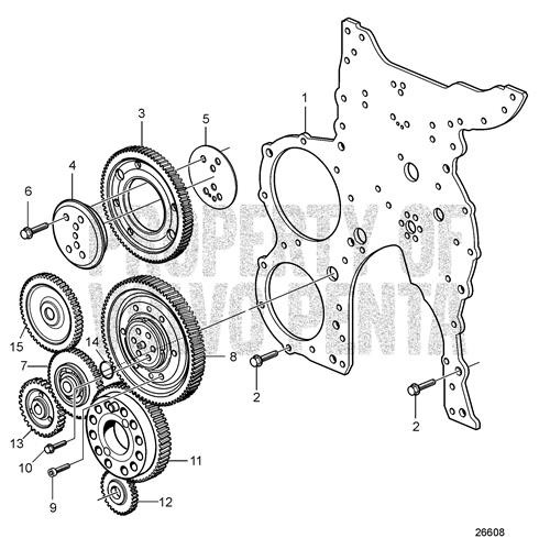 Flange Screw(V2) - Volvo Penta (21015266)