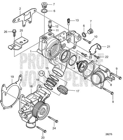 Hose Connection(V2) - Volvo Penta (21039391)