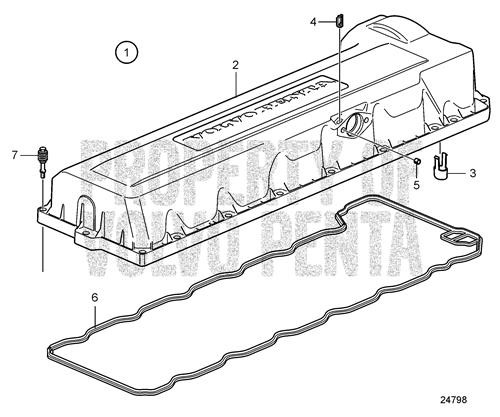 Valve Cover(V2) - Volvo Penta (21047005)