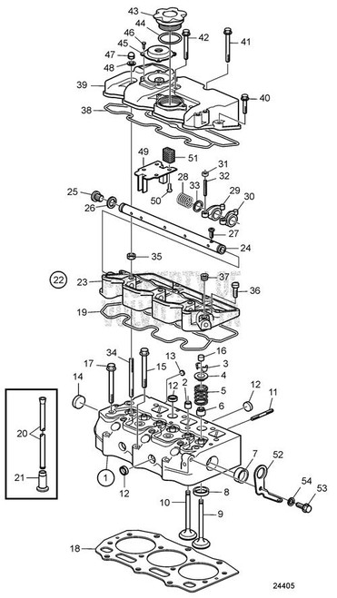 Coolant Pipe(V2) - Volvo Penta (21090026)