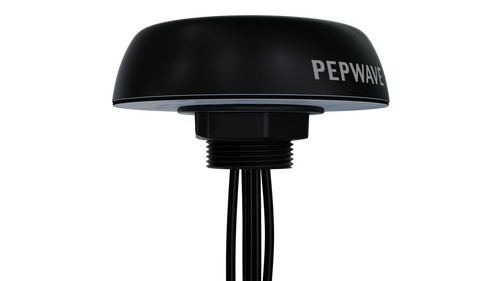 Peplink Mobility 40G, 5-in-1 5G Ready Cellular Omnidirectional Antenna System with GPS Receiver | IP68 | 6.5ft/2m | Black  (ANT-MB-40G-S-B-6)