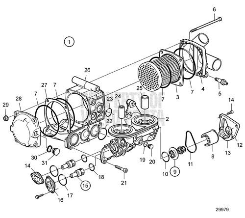 Hex. Socket Screw(V2) - Volvo Penta (21122819)