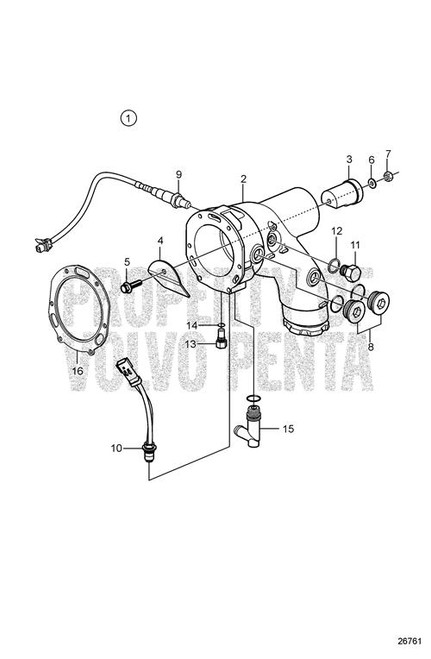 Cover(V2) - Volvo Penta (21145974)