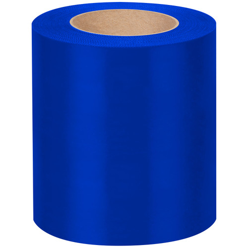 Blue Serrated Heat Shrink Tape 6" PE 333 SRB-144mm x 55m