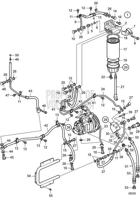 Bracket(V2) - Volvo Penta (21168135)