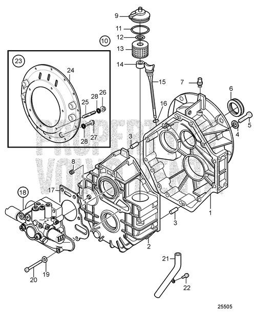 Bracket(V2) - Volvo Penta (21174222)