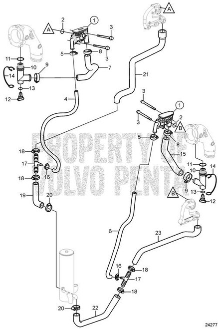 Oil Dipstick(V2) - Volvo Penta (21196093)