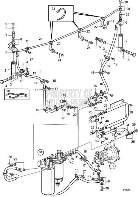 Fuel Hose(V2) - Volvo Penta (21217537)