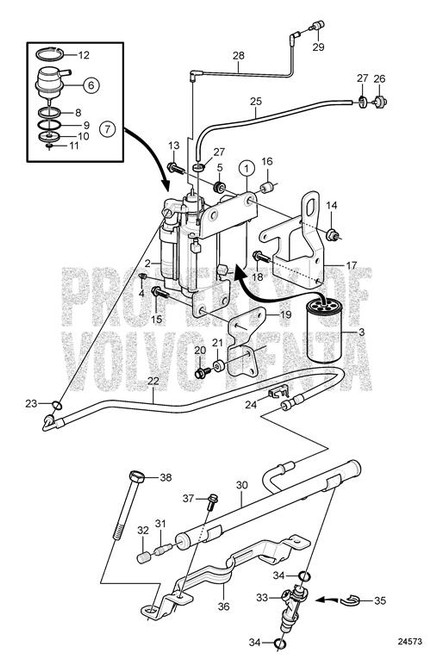 Screw(V2) - Volvo Penta (21289128)