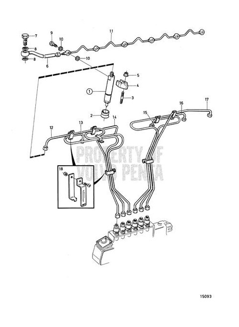 Adjusting Screw(V2) - Volvo Penta (21341572)