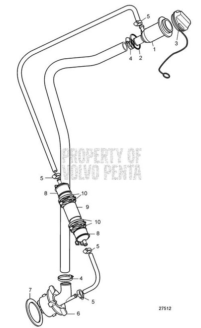 Filler Cap (V2) - Volvo Penta (21385502)